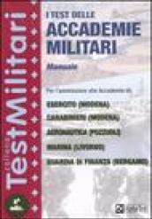 I test delle accademie militari. Manuale