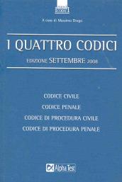 Quattro codici. Codice civile. Codice penale. Codice di procedura civile. Codice di procedura penale (I)