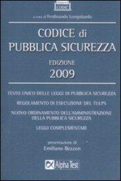 Codice di pubblica sicurezza 2009