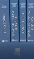 Codice civile. Codice di procedura civile. Codice penale. Codice di procedura penale (4 vol.)