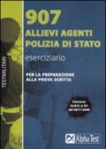 Novecentosette allievi agenti Polizia di Stato. Eserciziario