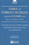 Codice di pubblica sicurezza 2009