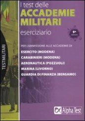 I test delle accademie militari. Eserciziario