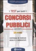 I test per tutti i concorsi pubblici. Eserciziario