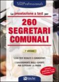 La preselezione a test per 260 segretari comunali