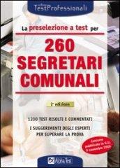 La preselezione a test per 260 segretari comunali