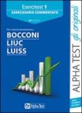 Esercitest 1 Eserciziario commentato per i test di ammissione a Bocconi, Liuc, Luiss