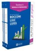 Bocconi Liuc Luiss. Manuale di preparazione, eserciziario commentato, prove di verifica. Kit di preparazione al test (3 vol.)