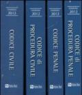I quattro codici: Codice civile-Codice penale-Codice di procedura civile-Codice di procedura penale