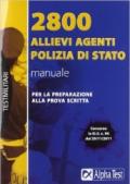 2800 allievi agenti della Polizia di Stato