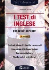 I test di inglese per tutti i concorsi