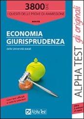 3800 quiz economia e giurisprudenza delle università statali. I quesiti delle prove di ammissione