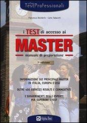 I test di accesso ai master. Manuale di preparazione