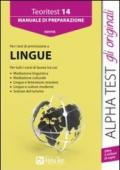 Teoritest. 14.Manuale di preparazione per i test di ammissione a lingue