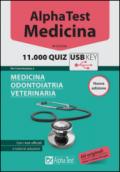 Alpha Test. Medicina. 11.000 quiz. Per l'ammissione a medicina, odontoiatria, veterinaria. Con chiave USB