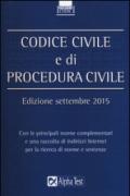 Codice civile e di procedura civile. Settembre 2015