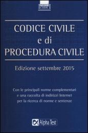 Codice civile e di procedura civile. Settembre 2015