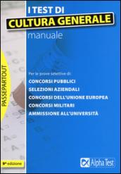 I test di cultura generale. Manuale