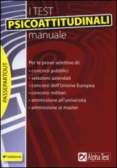 I test psicoattitudinali. Manuale