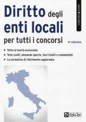 Diritto degli enti locali per tutti i concorsi