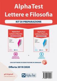 Alpha Test. Lettere e Filosofia. Kit di preparazione: Manuale di preparazione-Esercizi commentati. Con software di simulazione