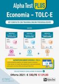 Alpha Test Economia. Tolc-E. Kit completo di preparazione con training on line personalizzato: Manuale di preparazione-Esercizi commentati-3.500 quiz. Con software di simulazione