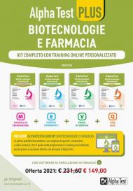 Alpha Test plus. Biotecnologie e farmacia. Kit completo di preparazione con training on line personalizzato. Con espansione online