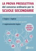 La prova preselettiva del concorso ordinario per le scuole secondarie