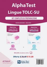 Alpha Test Lingue. Kit di preparazione: Manuale di preparazione-Esercizi commentati. Per l'ammissione a lingue e culture moderne, mediazione linguistica e scienze del turismo