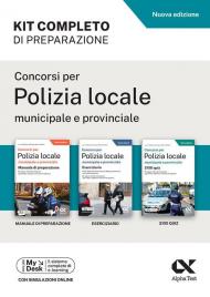 Concorsi per Polizia Locale municipale e provinciale. Kit completo di preparazione. Edizione 2025/2026. Per concorsi pubblici. Con software di simulazione MyDesk