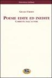 Poesie edite ed inedite. Corrette dall'autore [1871]