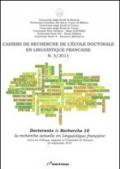 Cahier de recherche de l'école doctorale en linguistique (2011): 5