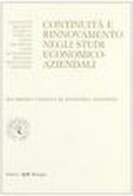 Continuità e rinnovamento negli studi economico-aziendali