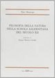 Filosofia della natura nella Schola salernitana del secolo XII