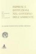 Imprese e istituzioni nel governo dell'ambiente