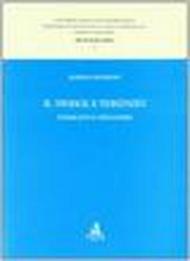 Il tropos e Terenzio. Teofrasto e Menandro