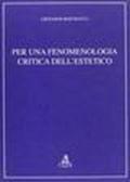 Per una fenomenologia critica dell'estetico