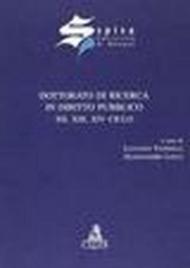 Dottorato di ricerca in diritto pubblico. 12º, 13º, 14º ciclo