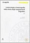 Lessicologia e lessicografia nella storia degli insegnamenti linguistici: 2