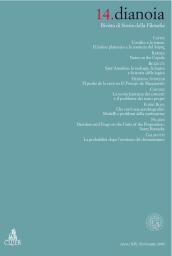 Dianoia. Annali di storia della filosofia: 14