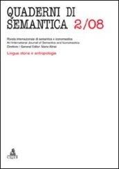 Quaderni di semantica (2009)