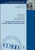 Europa, regioni ed enti locali in Italia, Spagna e nel Regno Unito