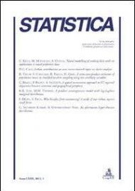 Statistica (2012). Vol. 3