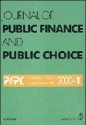 Journal of public finance and public choice. Economia delle scelte pubbliche (2000): 1