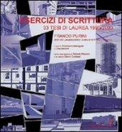 Esercizi di scrittura. 33 tesi di laurea in architettura (1995/2000)