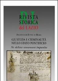 Giustizia e criminalità nello Stato pontificio