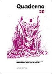 Quaderno del Dipartimento di architettura e urbanistica dell'Università degli studi di Catania. 20.