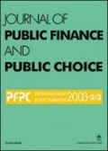 Journal of public finance and public choice. Economia delle scelte pubbliche (2003) vol. 2-3