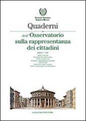 Quaderni dell'Osservatorio sulla rappresentanza dei cittadini 2007. 2.