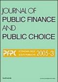 Journal of public finance and public choice. Economia delle scelte pubbliche (2005). Ediz. illustrata: 3